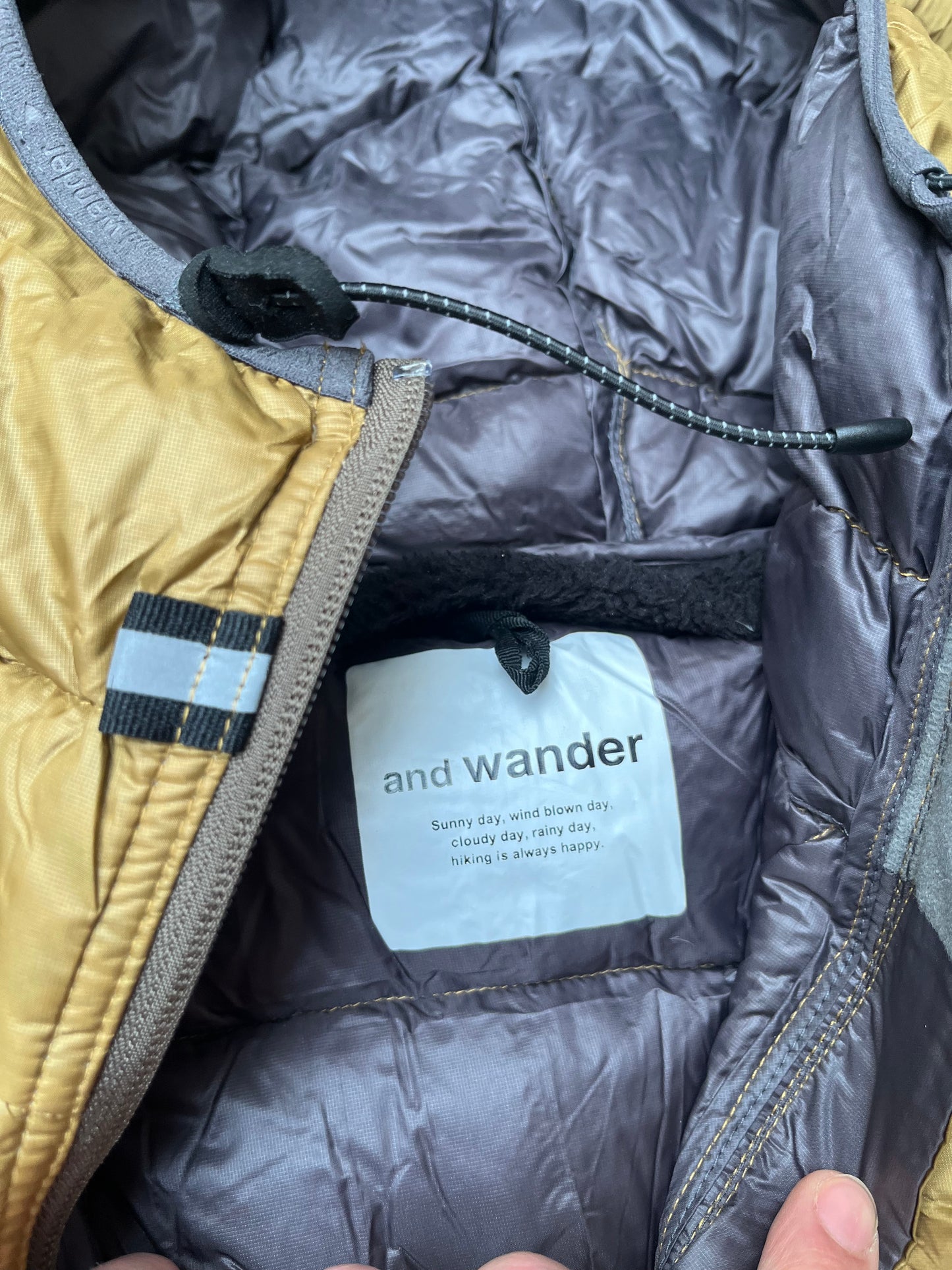 And Wander Diamond puffer jacket